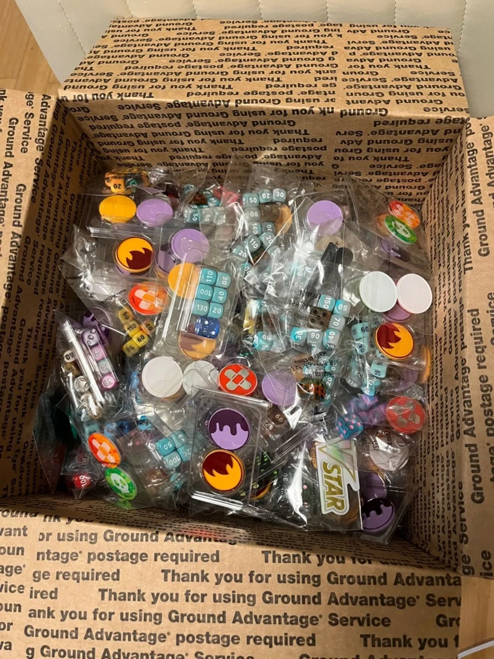 Pokemon Tokens and Dice, Large Box full - Picture 2 of 4